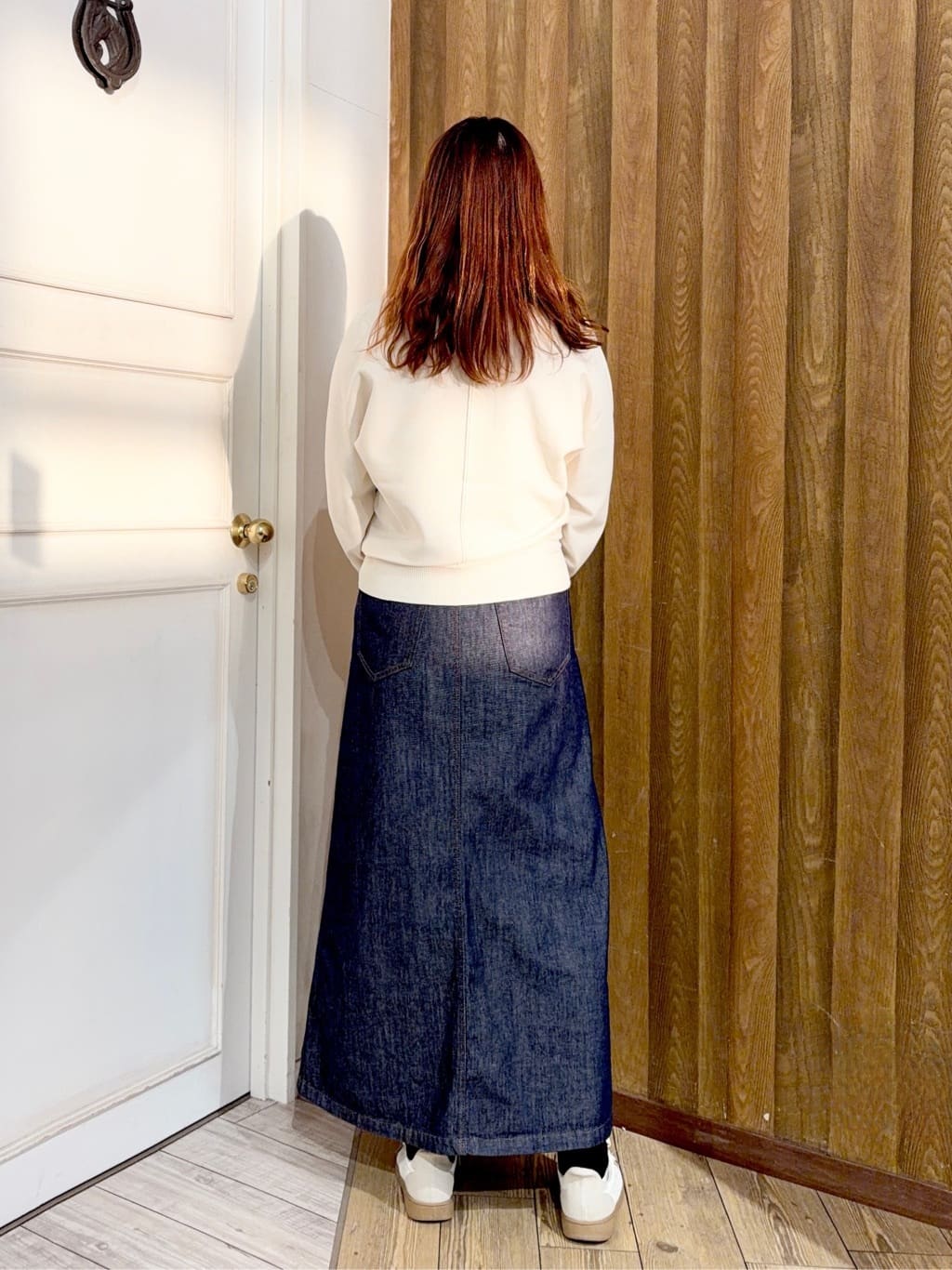 ちえさんの「SHOO･LA･RUE｜【SHOO・LA・RUE DENIM】シンプルだから使いやすい Aラインスカート」を使ったコーディネート