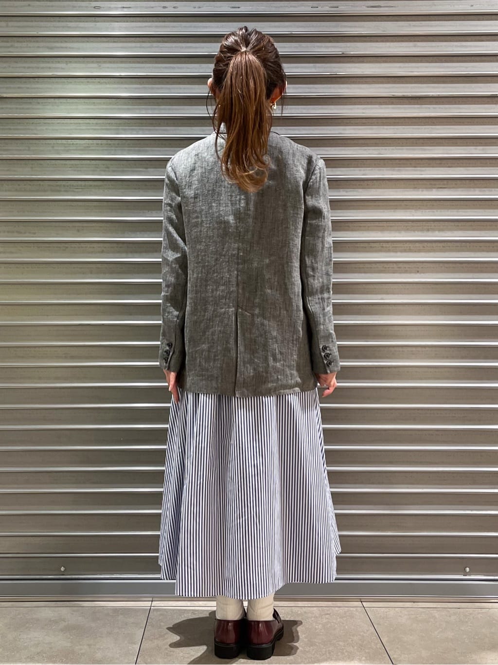 じゅんさんの「DRESSTERIOR｜【otonaMUSE5月号掲載/日本製】シュリンクレザーミニトート」を使ったコーディネート