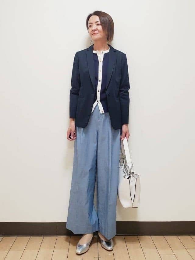 yuuさんの「Reflect｜【SS-4Lサイズ／UVカット／接触冷感】匠ジャケット／ロングテーラード」を使ったコーディネート