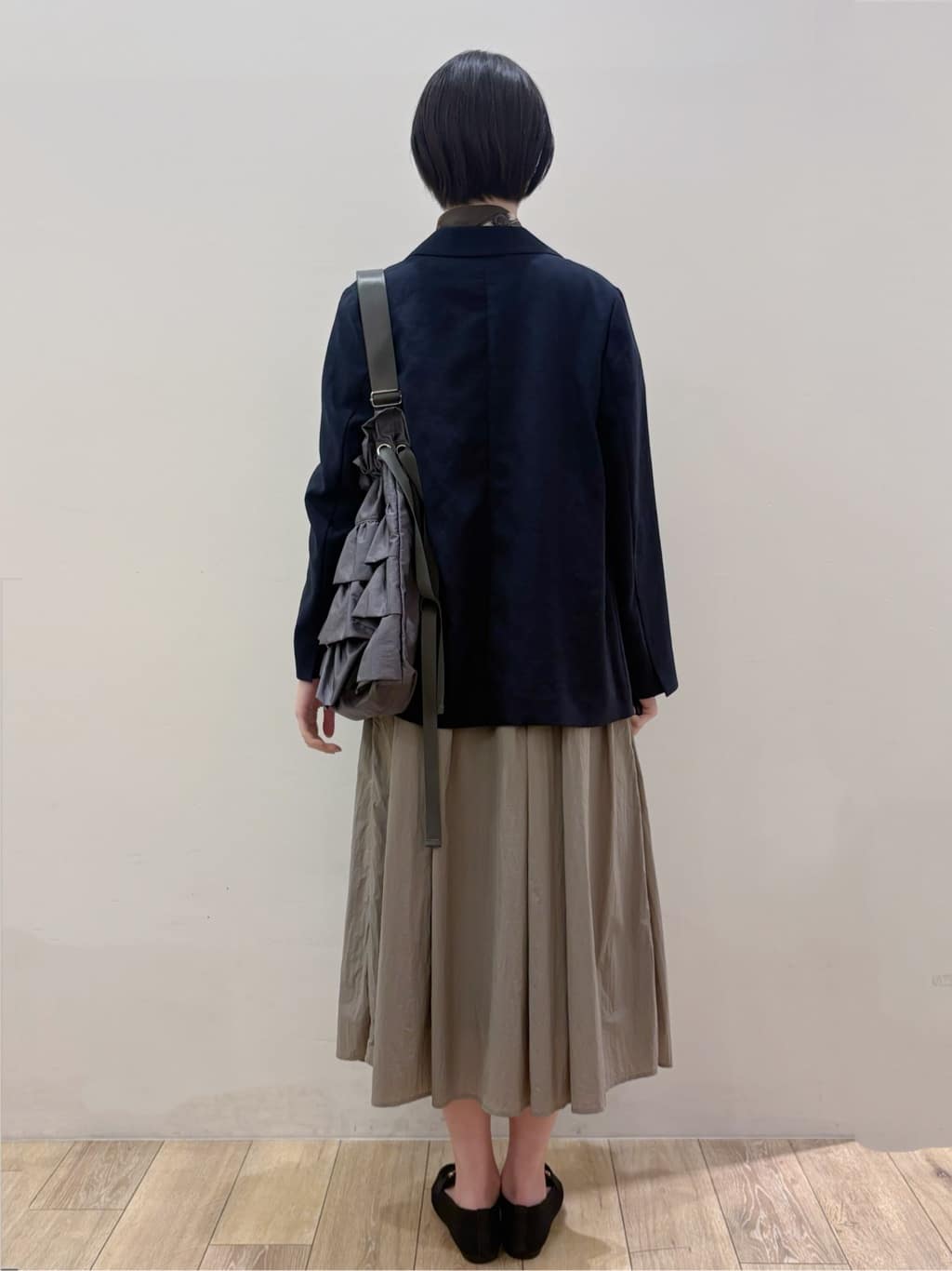 RINさんの「OPAQUE.CLIP｜【UV／接触冷感】ダブルブレストジャケット《防シワ加工／洗える》」を使ったコーディネート