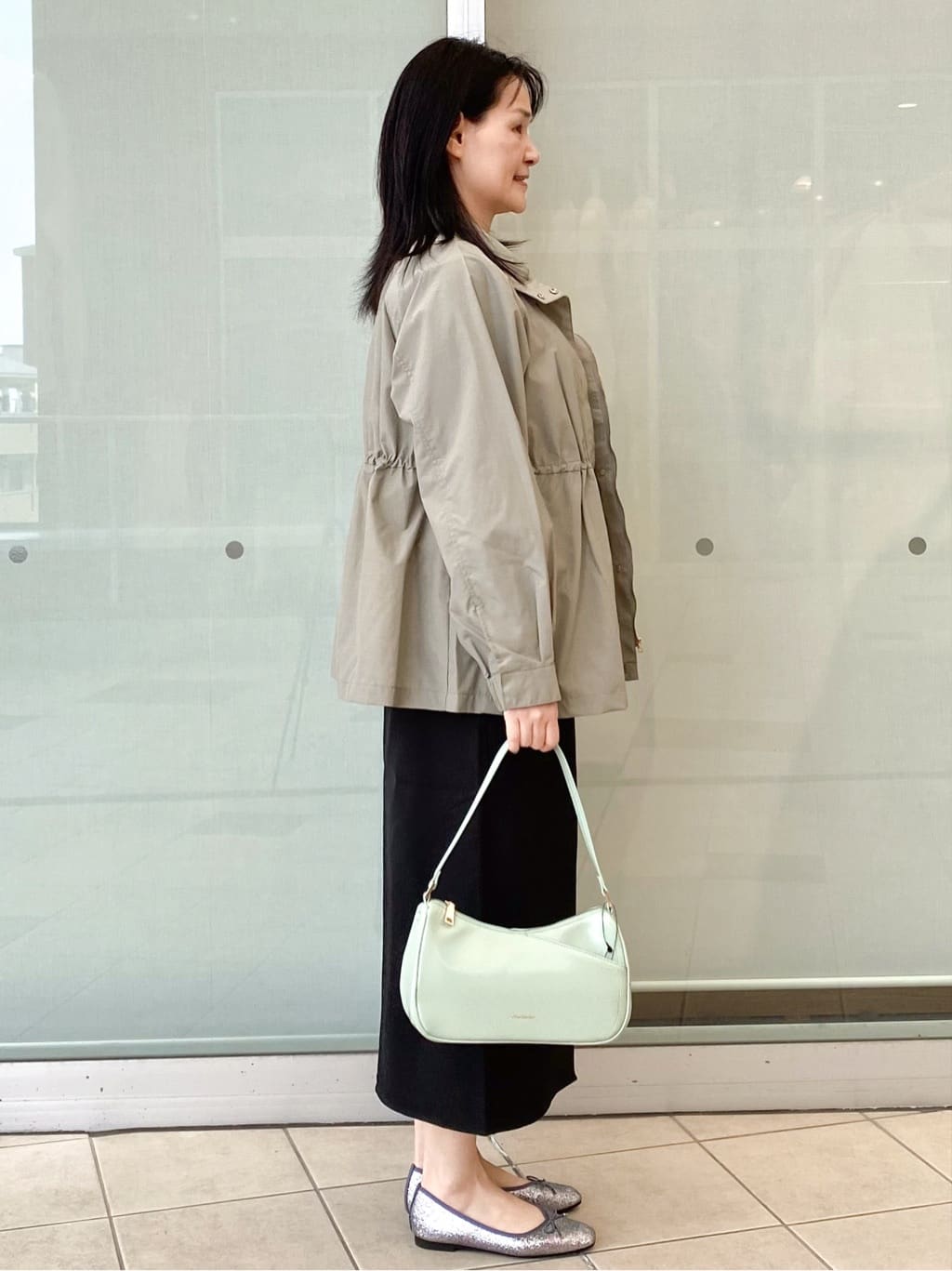Jeanさんの「OPAQUE.CLIP｜撥水スタンドZIPブルゾン【洗濯機OK／UVケア／花粉対応】」を使ったコーディネート
