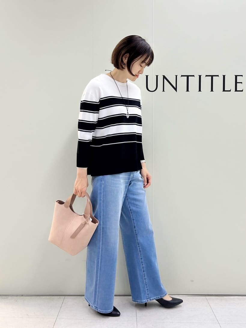 Mikiさんの「UNTITLED｜【人気デニム】MAKE&times;DENIM WIDE」を使ったコーディネート