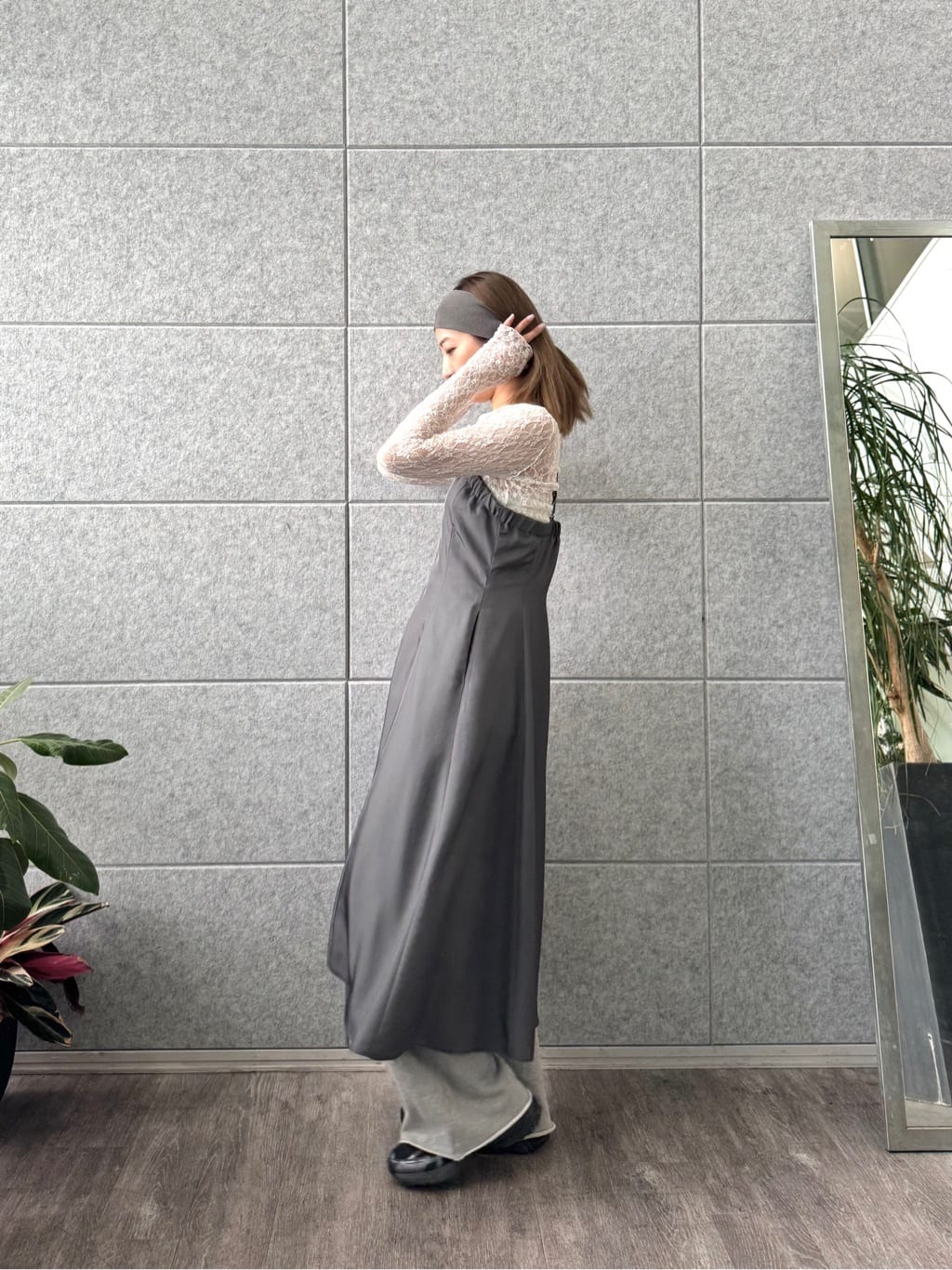 uchi__yamaさんの「CODE A｜heyep｜Silk Hair Band」を使ったコーディネート