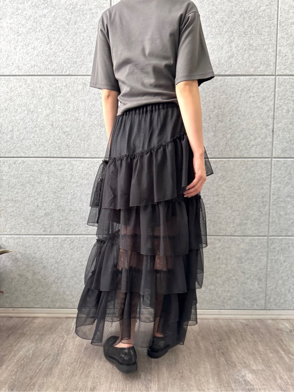 uchi__yamaさんの「CODE A｜corset jersey tee」を使ったコーディネート