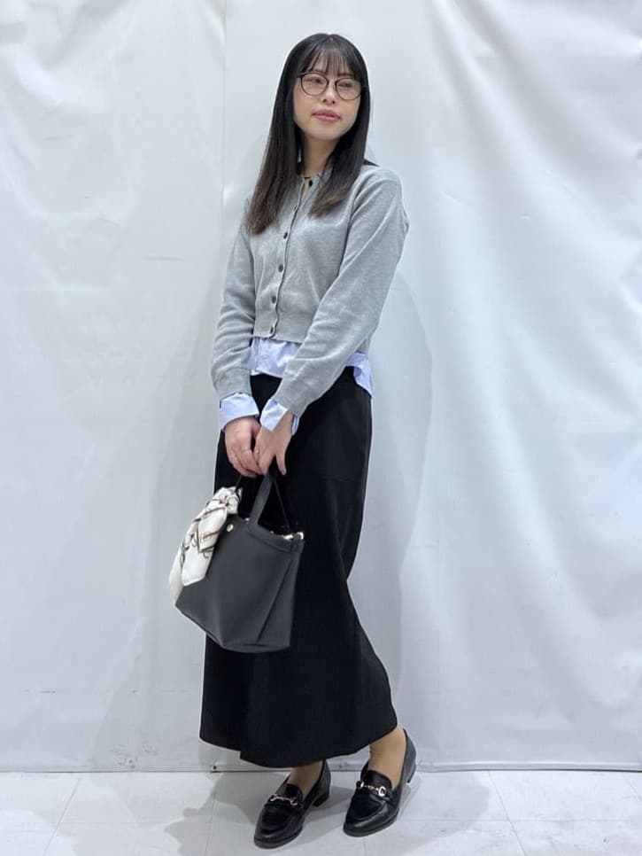 komaさんの「OPAQUE.CLIP｜ポロ衿シャツドッキングニット【洗濯機OK】」を使ったコーディネート