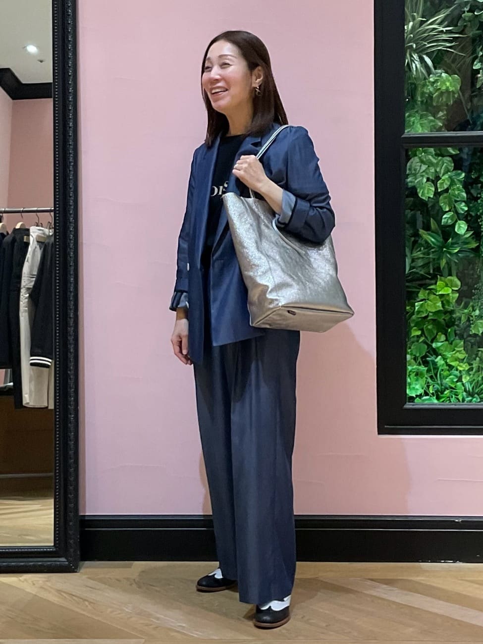 Hiwatashiさんの「DRESSTERIOR｜【otonaMUSE5月号掲載/セットアップ可】テンセルデニムダブルジャケット」を使ったコーディネート