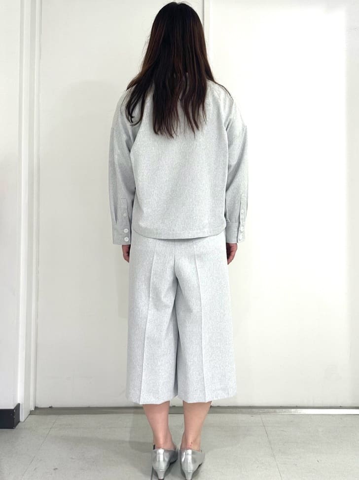 miさんの「Reflect｜リネンライクシャツブルゾン」を使ったコーディネート