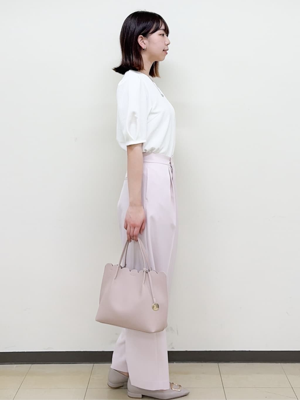 yurinaさんの「index｜タックパフトップス【洗濯機OK／UVケア／接触冷感】」を使ったコーディネート