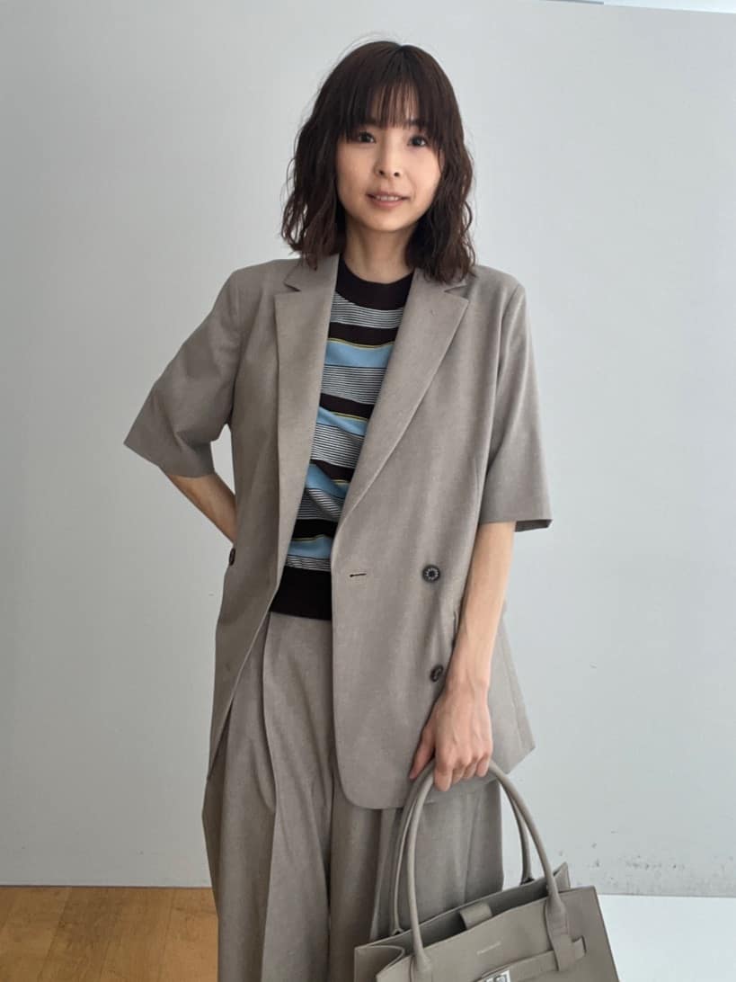 misaさんの「DRESSTERIOR｜【otonaMUSE5月号掲載/セットアップ可】ウォッシャブルイージーサマージャケット」を使ったコーディネート