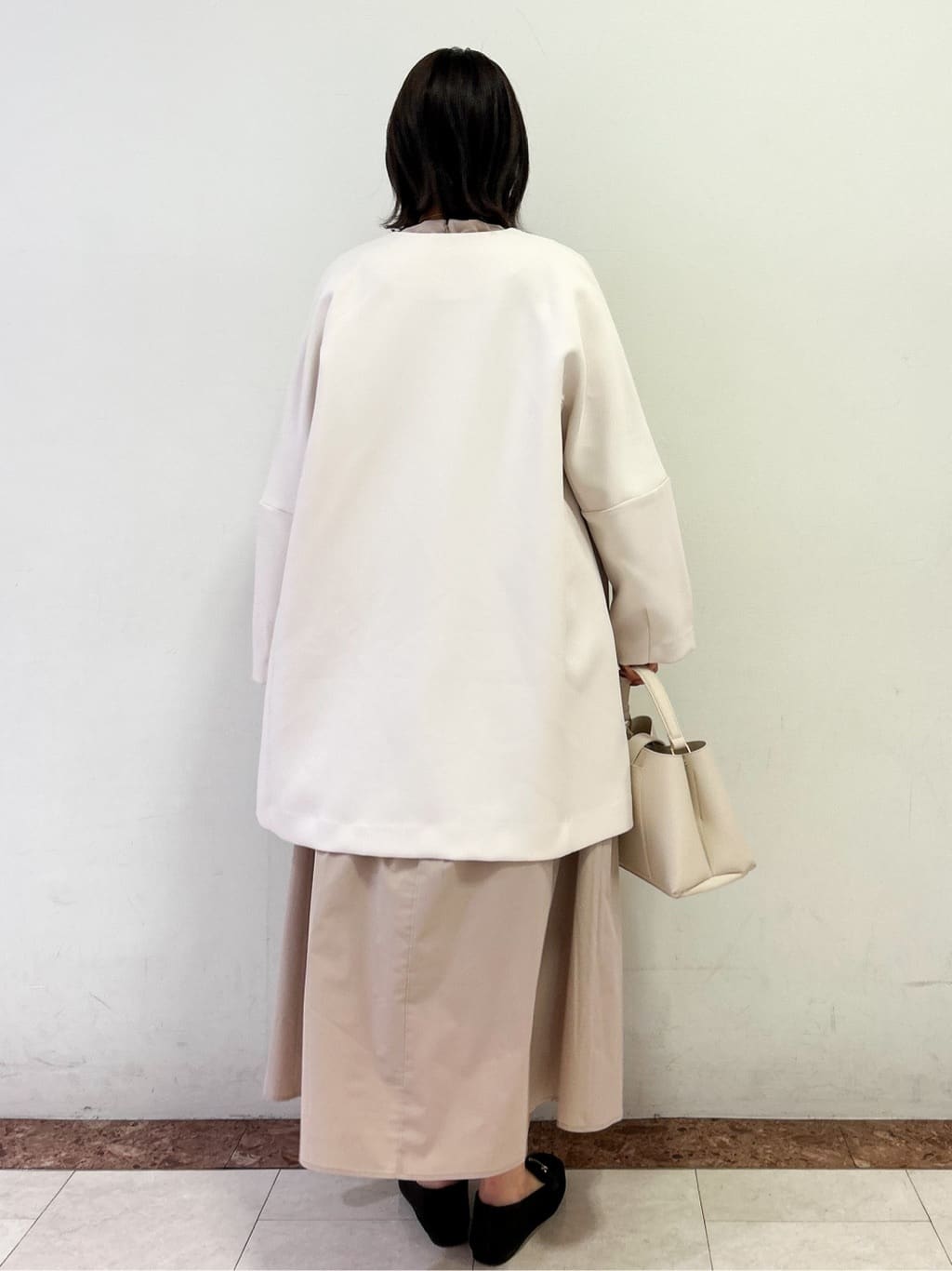 madokaさんの「OPAQUE.CLIP｜カシュクール風デザインワンピース【洗濯機OK】」を使ったコーディネート