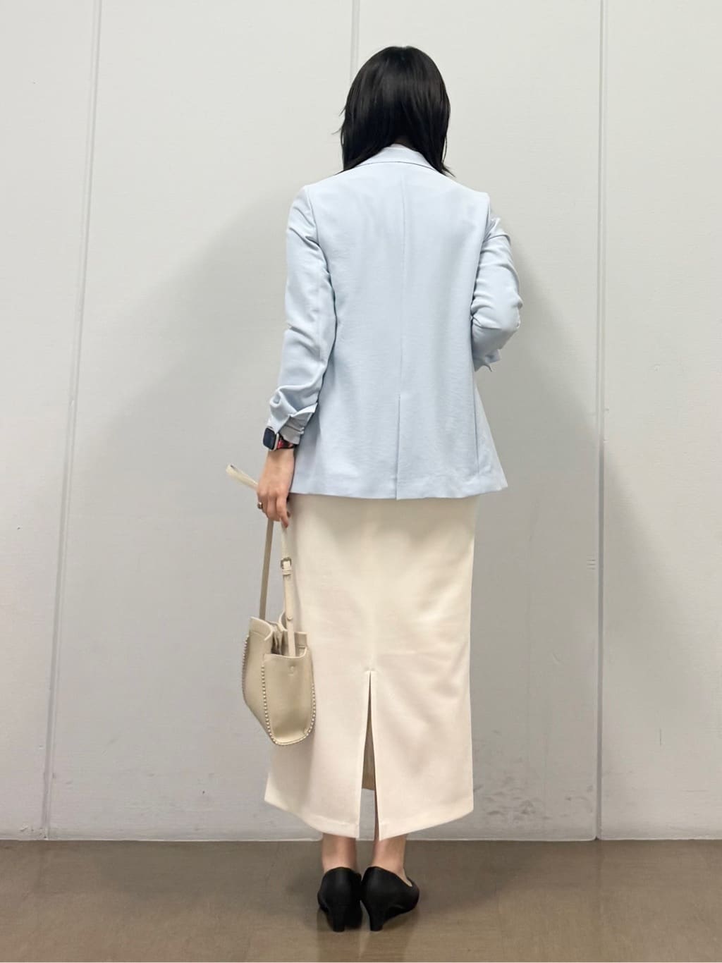 mizukiさんの「INDIVI｜【洗える／多機能／SETUP可】着る日傘ダブルジャケット」を使ったコーディネート