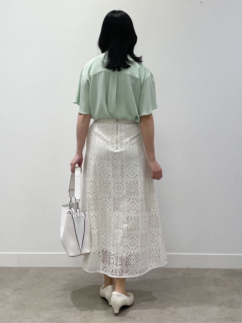 yukariさんの「Reflect｜【マシンウォッシュ可】フレアスリーブボウタイブラウス」を使ったコーディネート
