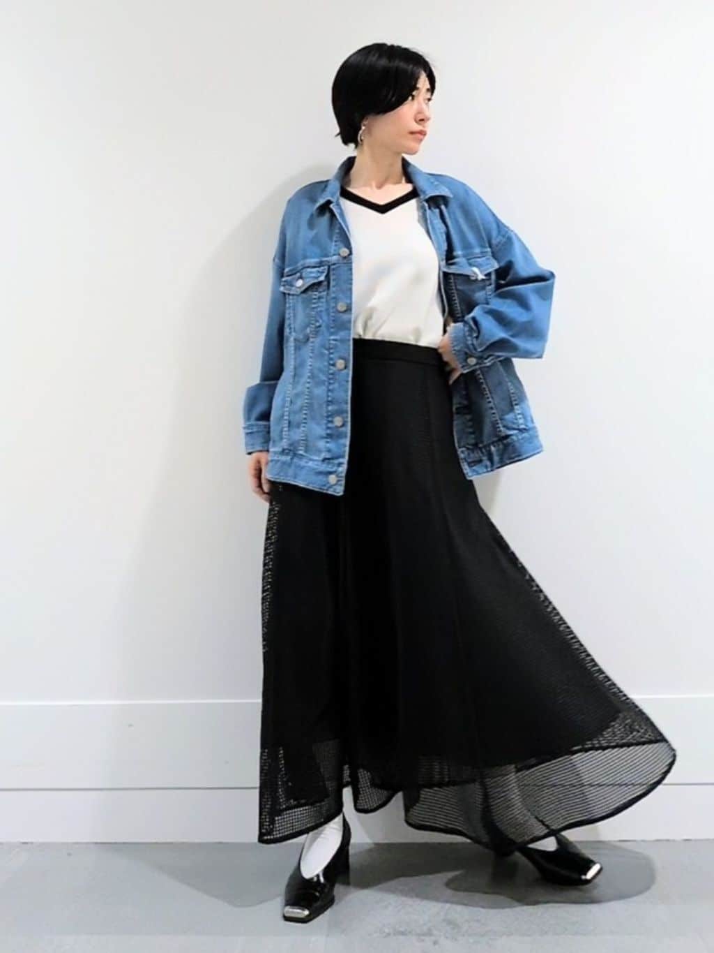 ミズタさんの「UNTITLED｜【Healthy DENIM】別注Bran／デニムジャケット」を使ったコーディネート