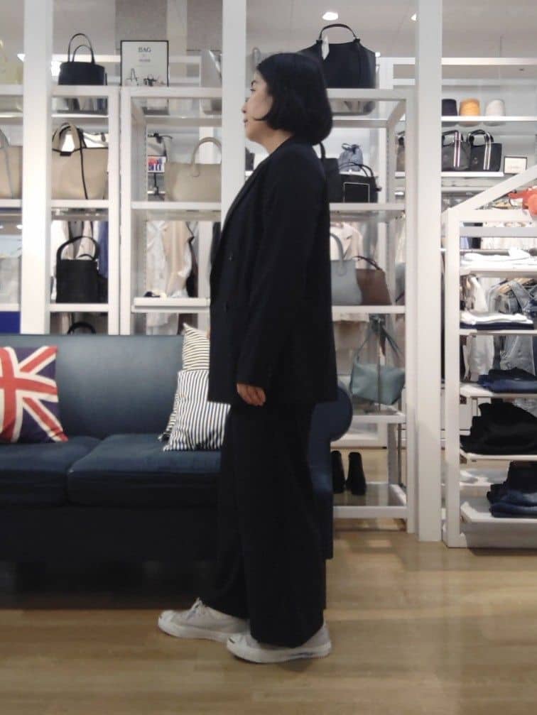 kaiさんの「Dessin｜【セットアップ可/洗える】ダブルストレッチジャケット」を使ったコーディネート