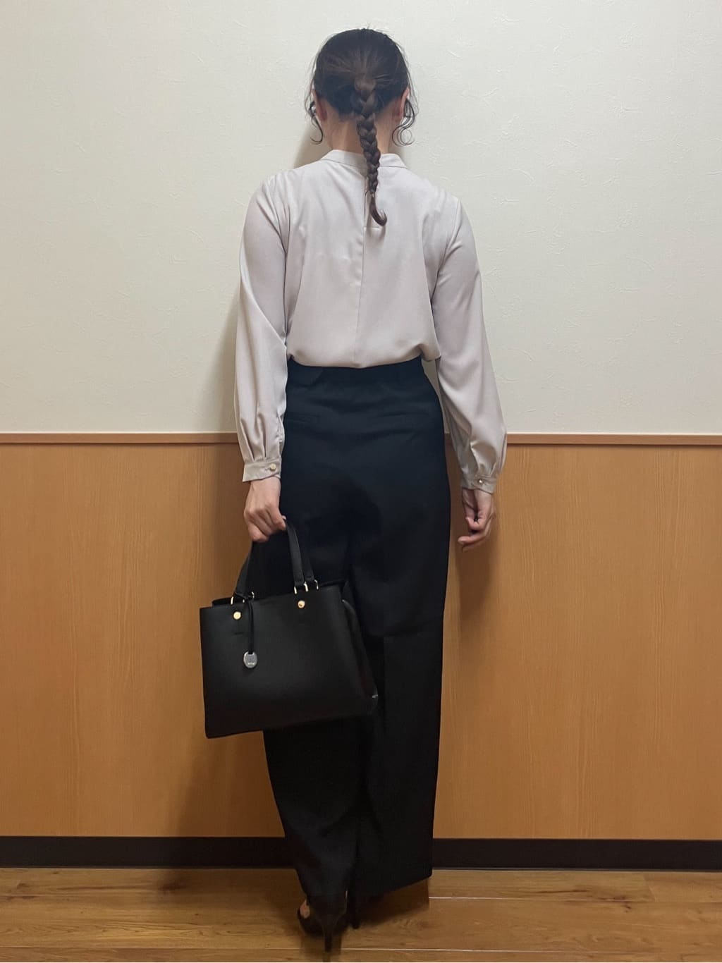 MAYUKIさんの「index｜ボウタイタックブラウス【洗濯機OK／防シワ】《XS～3L》」を使ったコーディネート