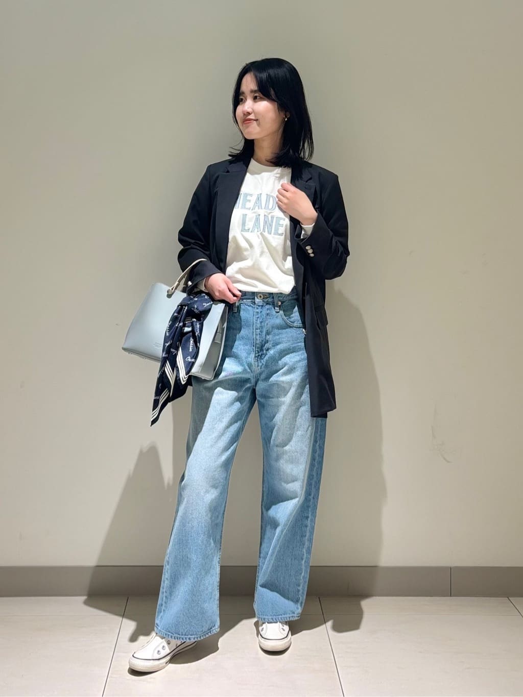 mayuさんの「Dessin｜ダブルジャケット」を使ったコーディネート