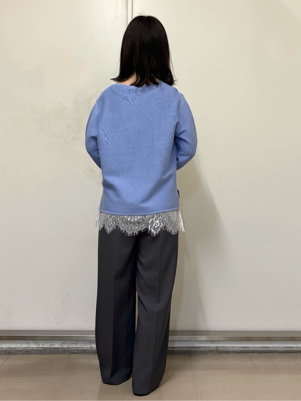 やまさんの「OPAQUE.CLIP｜スクエアトゥカシメローファー」を使ったコーディネート