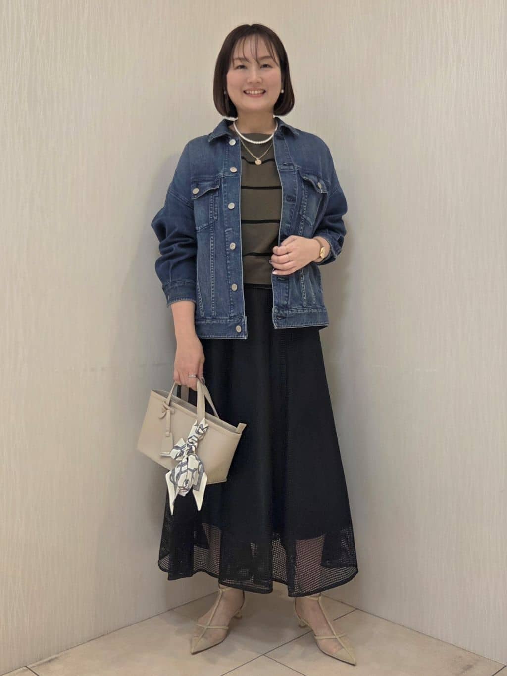 naokoさんの「UNTITLED｜【Healthy DENIM】別注Bran／デニムジャケット」を使ったコーディネート