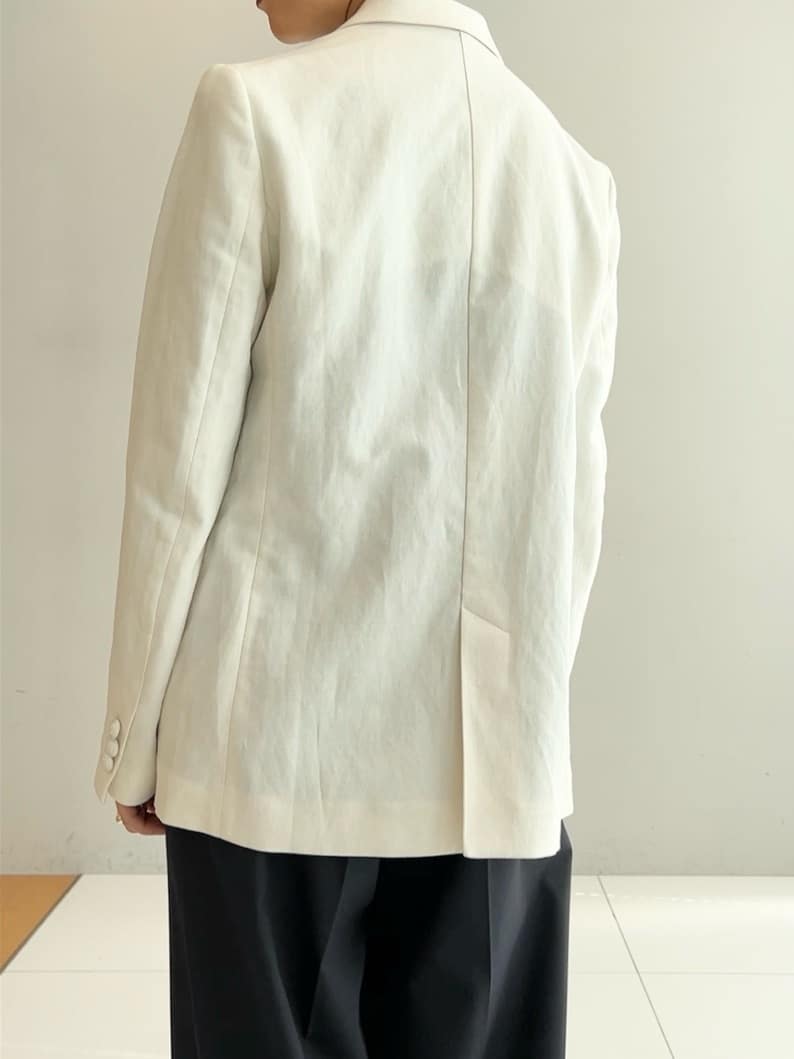 OCHIAIさんの「DRESSTERIOR｜【セットアップ可】リネンブレンドダブルブレストジャケット」を使ったコーディネート