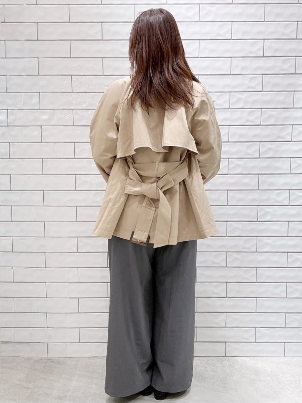maichiさんの「OPAQUE.CLIP｜美脚ストレッチ イージータックワイドパンツ【洗濯機OK】」を使ったコーディネート