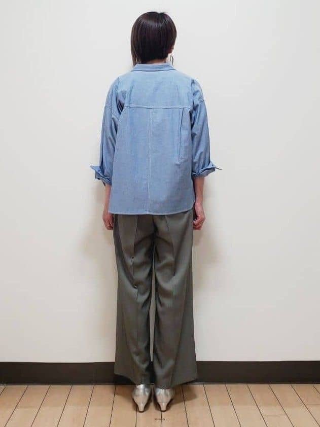 yuuさんの「Reflect｜【羽織にも◎】ダンガリーシャツ」を使ったコーディネート