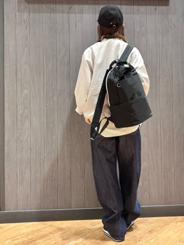 meiさんの「SHOO･LA･RUE｜【洗濯機可/S-LL】さらっと快適　麻調ゆるリブブルゾン」を使ったコーディネート