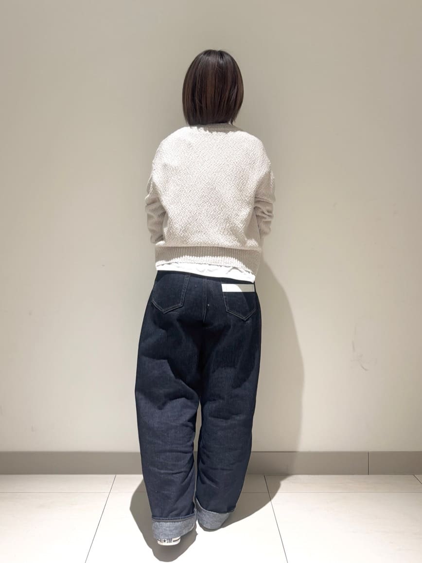 Liriさんの「Dessin｜【洗える】ワイドカーブシルエット12OZデニム」を使ったコーディネート