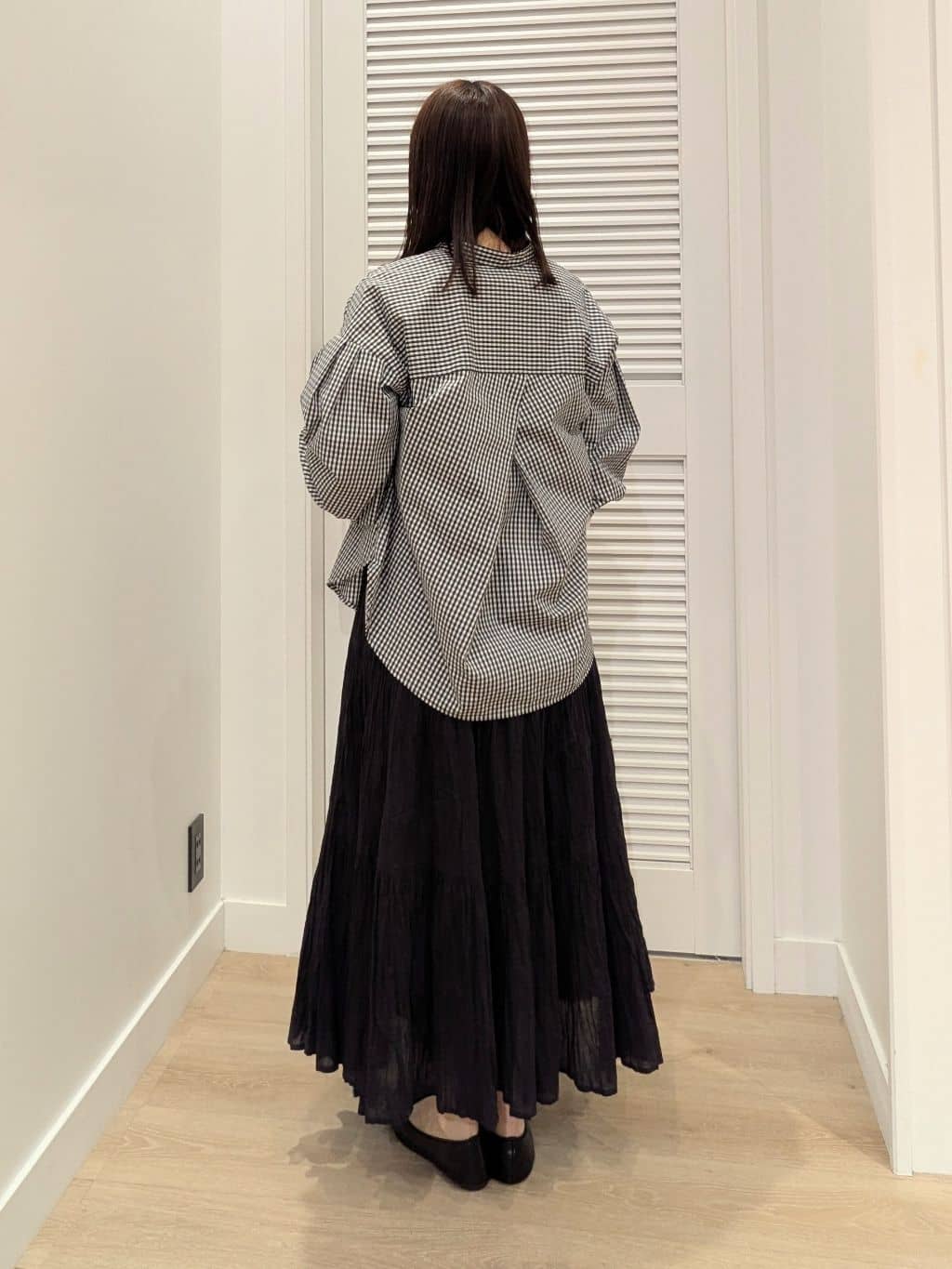 enさんの「Dessin｜【洗える】コットンロゴロングTシャツ」を使ったコーディネート