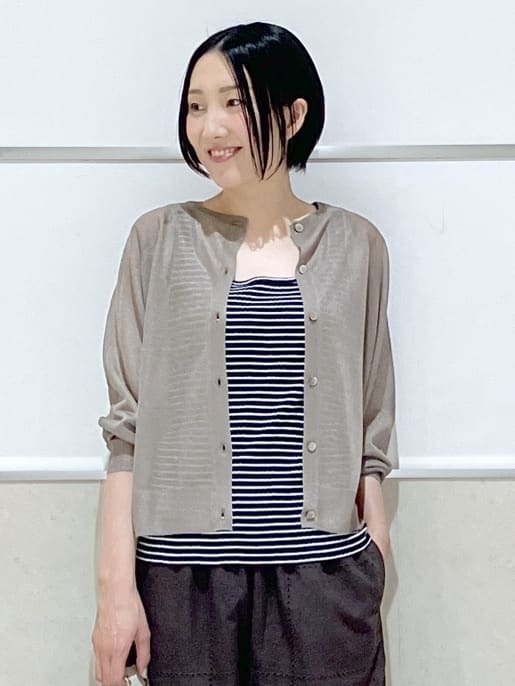 eriko さんの「Dessin｜お守りカーディガン -ウォッシャブル-」を使ったコーディネート