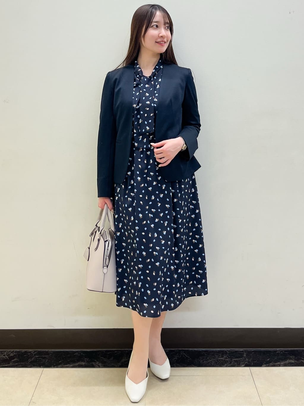mikikoさんの「Reflect｜【SS-4Lサイズ／UVカット／接触冷感】匠ジャケット／ノーカラー」を使ったコーディネート