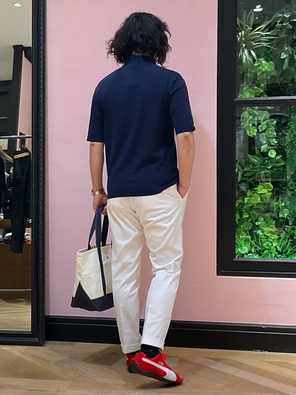 Nagaseさんの「DRESSTERIOR｜【干場義雅&times;DRESSTERIOR/再入荷】ウォッシャブル ニットポロシャツ」を使ったコーディネート