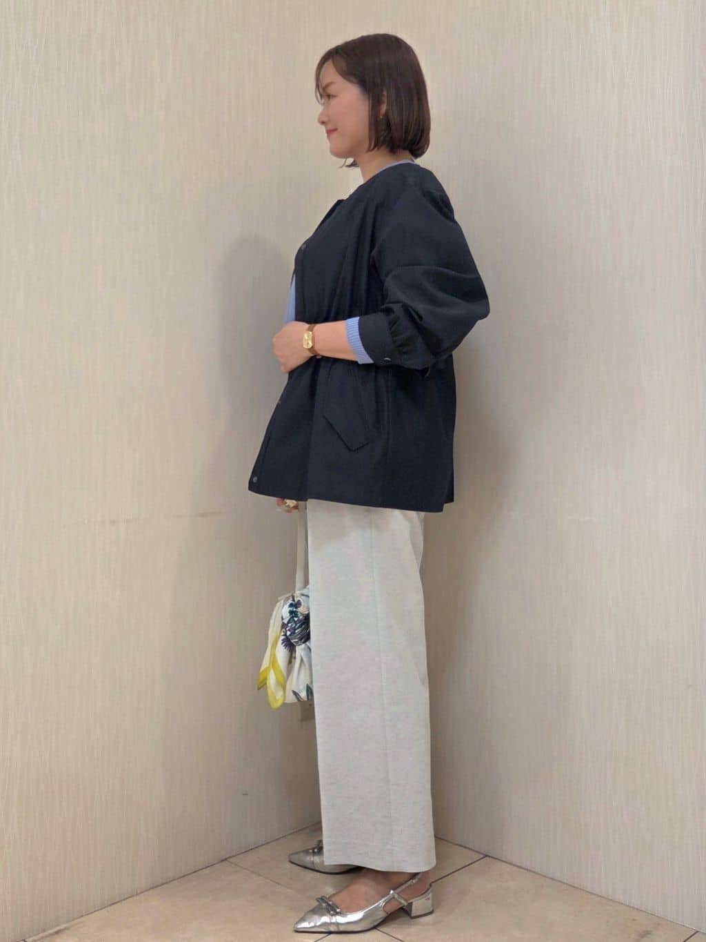 naokoさんの「UNTITLED｜◆【はっ水】ライトコットンミリタリーコート」を使ったコーディネート