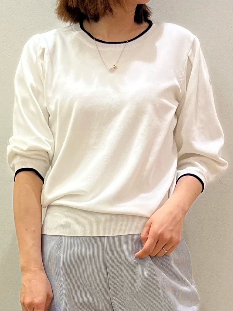 kcさんの「OPAQUE.CLIP｜【着丈選べる】Everyday！ひんやりテーパードパンツ《吸水速乾／透け防止／洗濯機OK／XS～LL」を使ったコーディネート