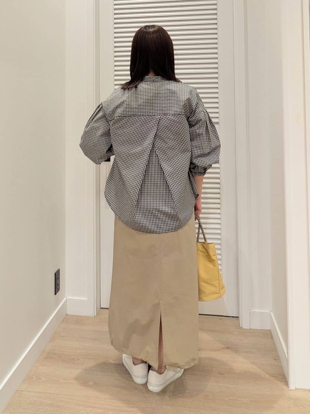 enさんの「Dessin｜【洗える】コットンロゴロングTシャツ」を使ったコーディネート