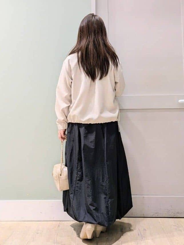 チグ♪さんの「grove｜【貴島明日香さん着用・洗える】麻調ノーカラーブルゾン」を使ったコーディネート