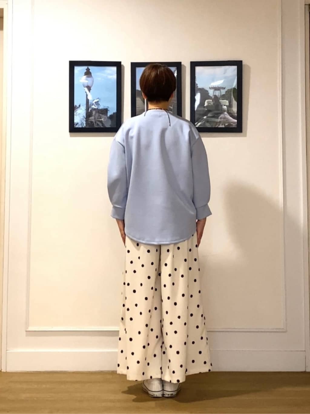 Hiroさんの「Dessin｜【洗える】8分袖ボンディングカットソー」を使ったコーディネート
