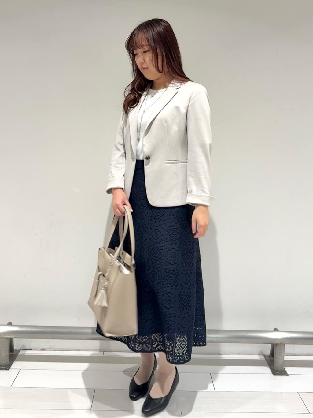 Azusaさんの「Reflect｜【SS-4Lサイズ／UVカット／接触冷感】匠ジャケット／ベーシックテーラード」を使ったコーディネート