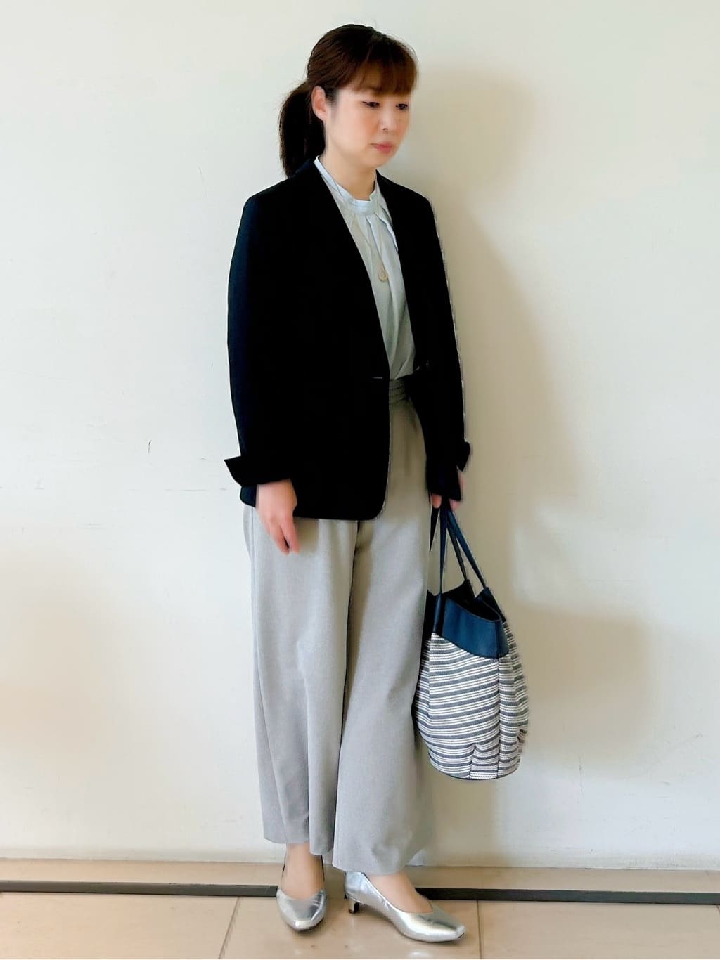 ひーさんの「Reflect｜【SS-4Lサイズ／UVカット／接触冷感】匠ジャケット／ロングテーラード」を使ったコーディネート