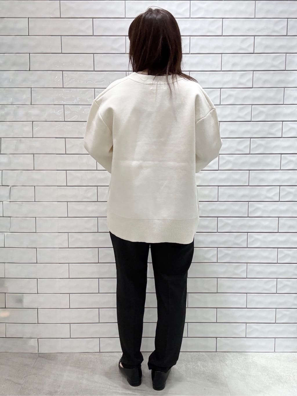 maichiさんの「OPAQUE.CLIP｜ラメリブニット【洗濯機OK】」を使ったコーディネート