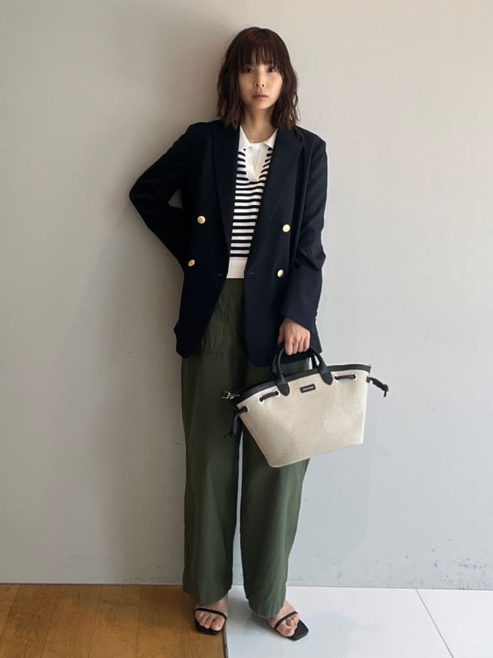 misaさんの「DRESSTERIOR｜コンフォート ダブルブレザー」を使ったコーディネート