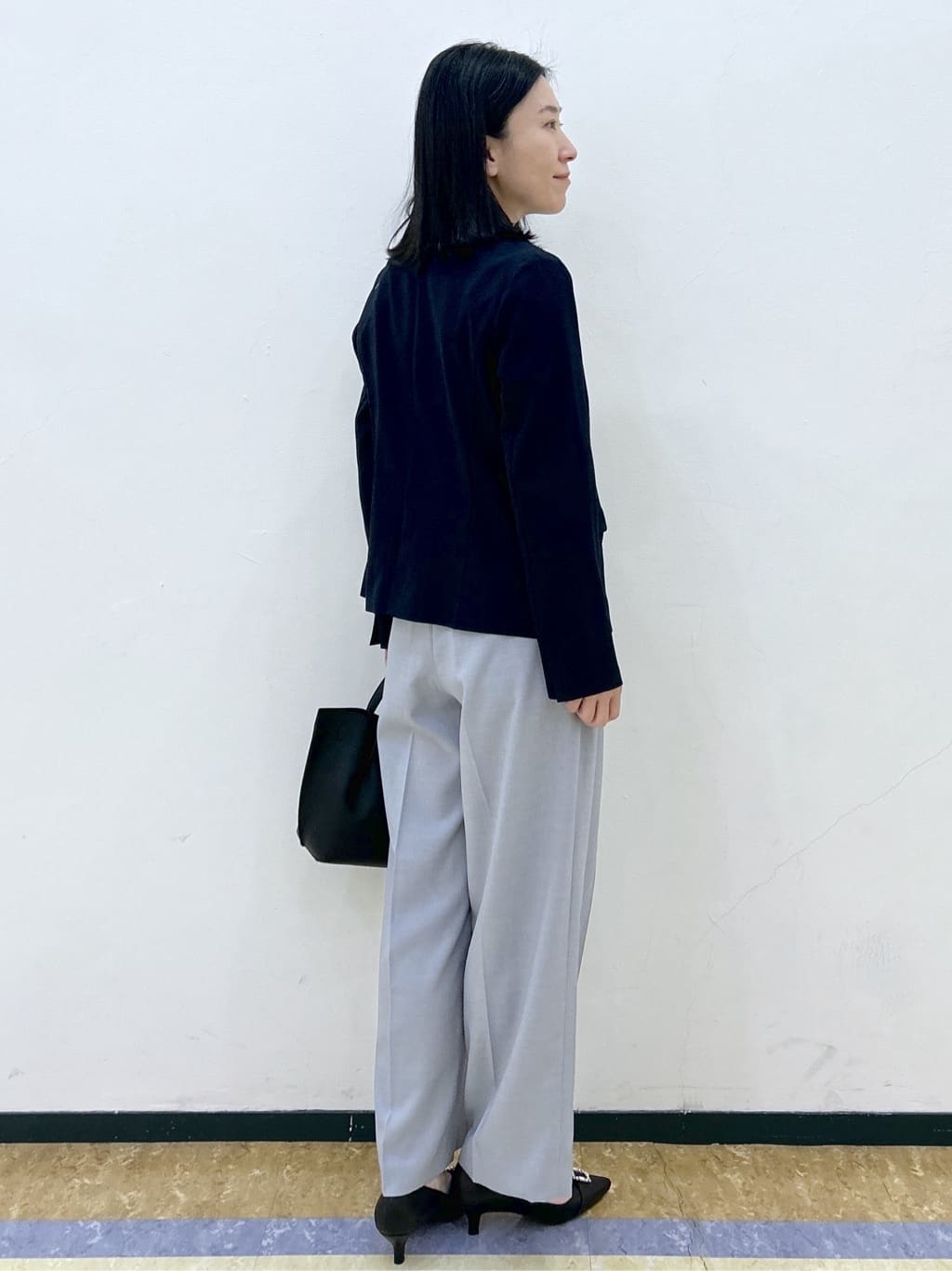 su.さんの「index｜【接触冷感／吸水速乾】ノーカラージャケット／セットアップ対応可《洗える／防シワ／ストレッチ》」を使ったコーディネート