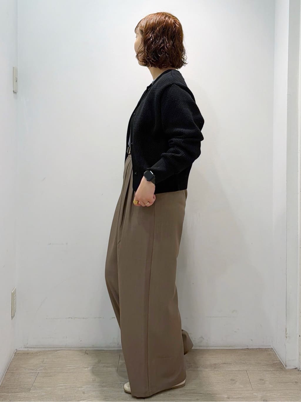sumicaさんの「OPAQUE.CLIP｜メッシュニットカーディガン【洗濯機OK】」を使ったコーディネート