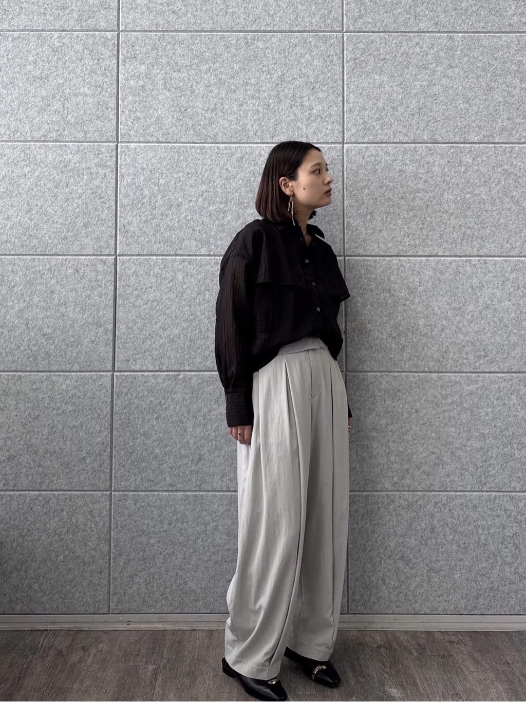 ayanoさんの「INDIVI｜【接触冷感】ファインシアーブラウス」を使ったコーディネート
