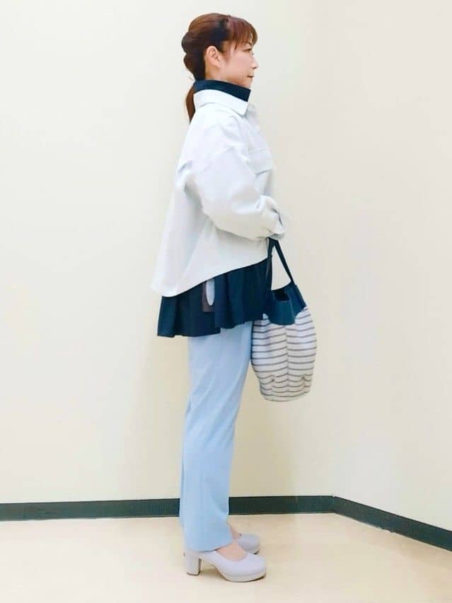 花さんの「Reflect｜【私のパンツ】ベーシックテーパードパンツ」を使ったコーディネート