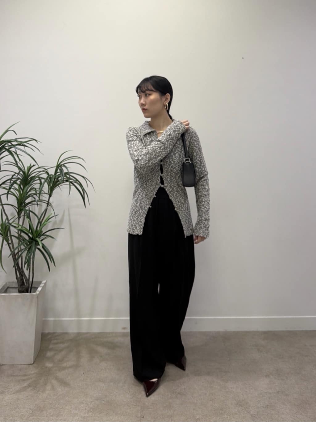 rinaさんの「INDIVI｜ブークレポロニット」を使ったコーディネート