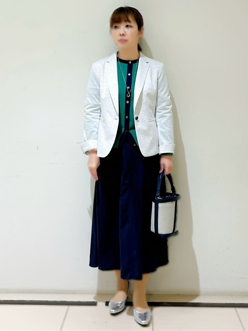 ひーさんの「Reflect｜【SS-4Lサイズ／UVカット／接触冷感】匠ジャケット／ベーシックテーラード」を使ったコーディネート