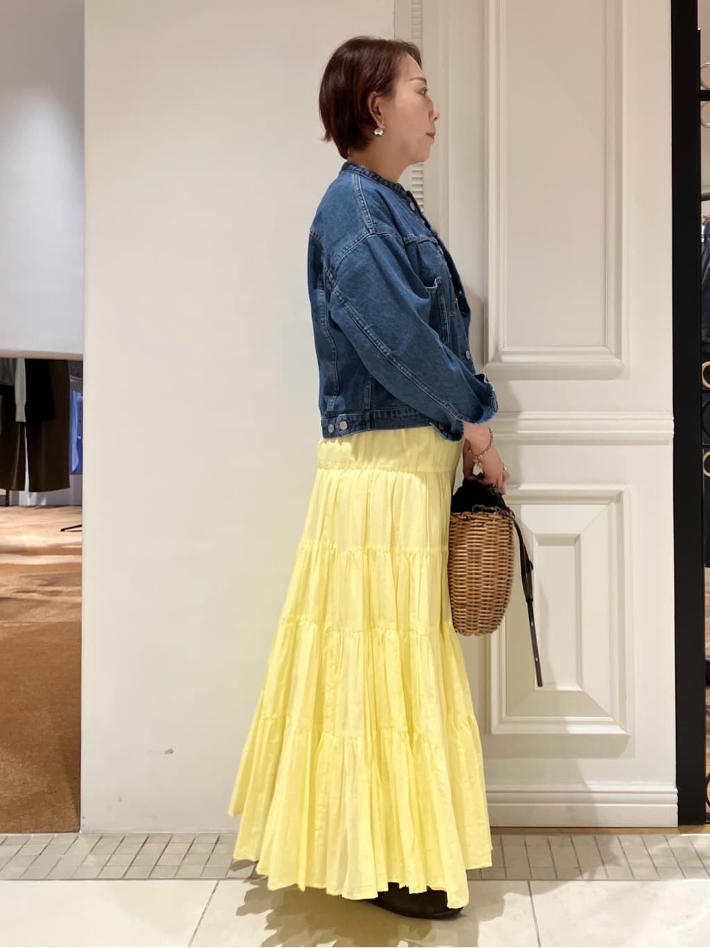 TAJIさんの「DRESSTERIOR｜【ウォッシャブル】ヴィンテージバンドカラーGジャン」を使ったコーディネート