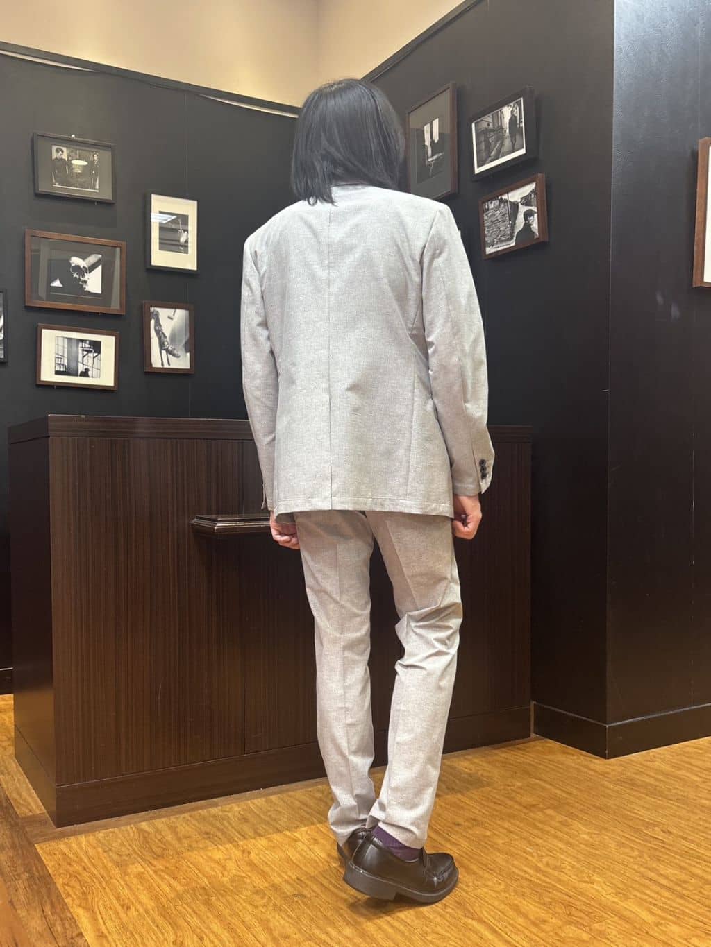 moritaさんの「TAKEO KIKUCHI｜【抗菌防臭】COOL DOTS（R）ドビープリント ジャケット」を使ったコーディネート