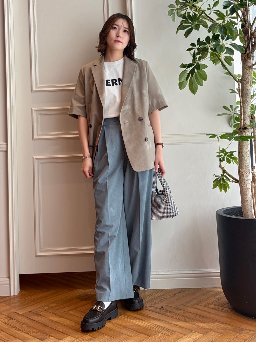 nakaoさんの「DRESSTERIOR｜【otonaMUSE5月号掲載/セットアップ可】ウォッシャブルイージーサマージャケット」を使ったコーディネート