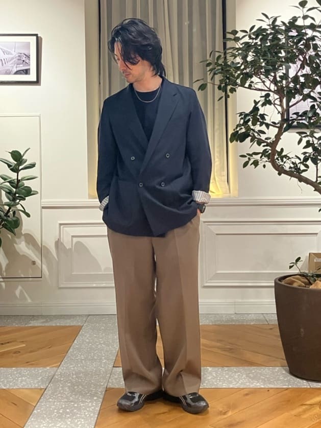 junyaさんの「DRESSTERIOR｜【接触冷感／抗菌防臭／消臭】ICE CLEAR COTTON ポケットTシャツ」を使ったコーディネート